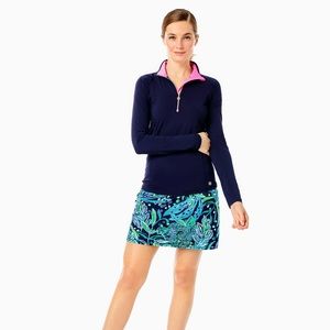 Lilly Pulitzer Tour Championship Justine Pullover Medium Navy NWT sold out